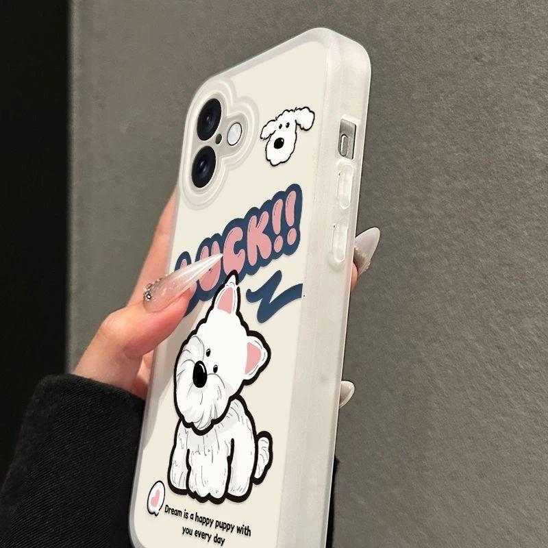 Lucky Puppy is suitable for iPhone16promax mobile phone case, Apple s new matte soft case. apple 16e
Lucky Puppy is suitable for iPhone16promax mobile phone case, Apple s new matte soft case. apple 16e