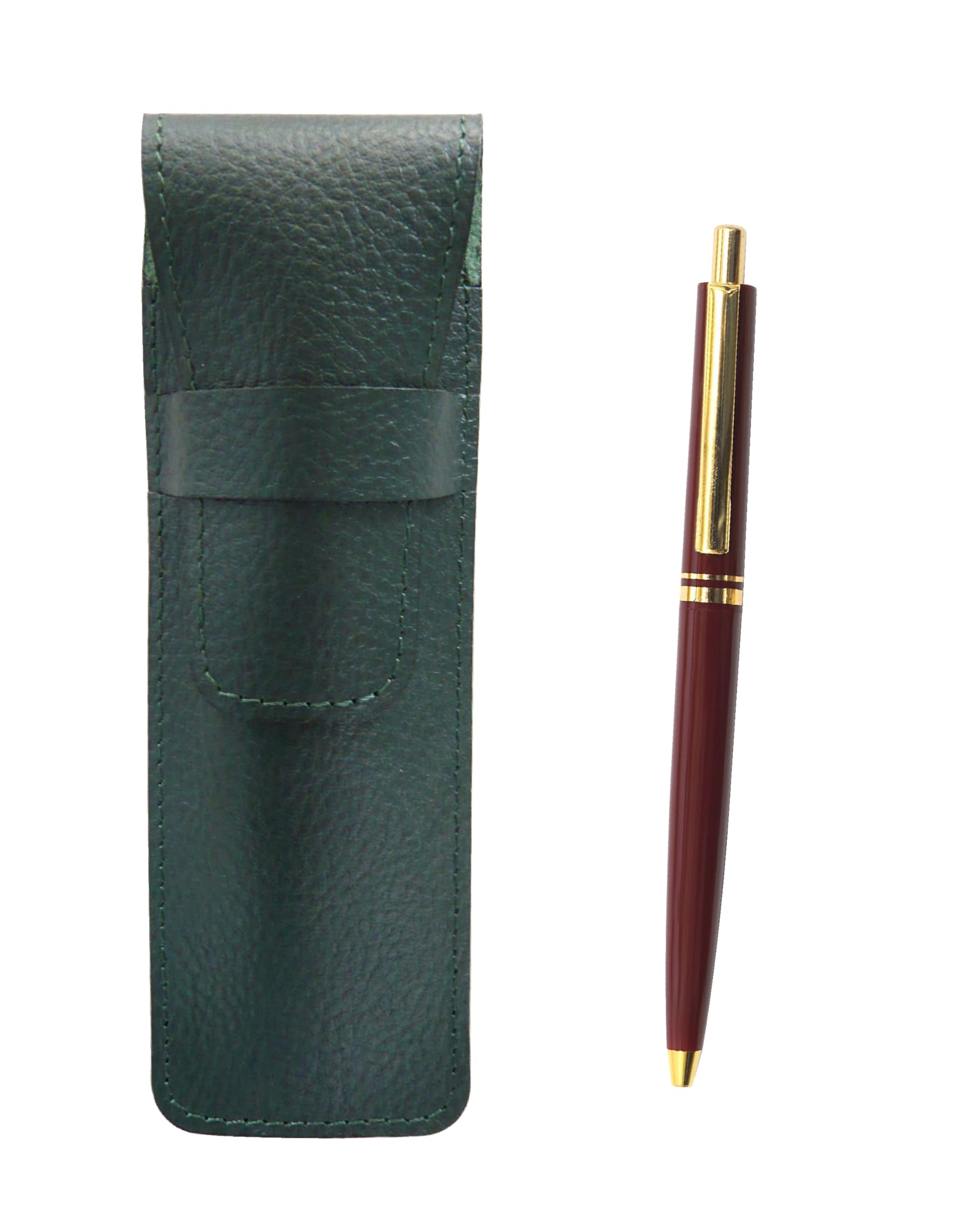 Grained leather pencil case moss green AP300 1965 reprint knock type metal clip ballpoint pen set red SASMG-AP300B-R
Grained leather pencil case moss green AP300 1965 reprint knock type metal clip ballpoint pen set red SASMG-AP300B-R