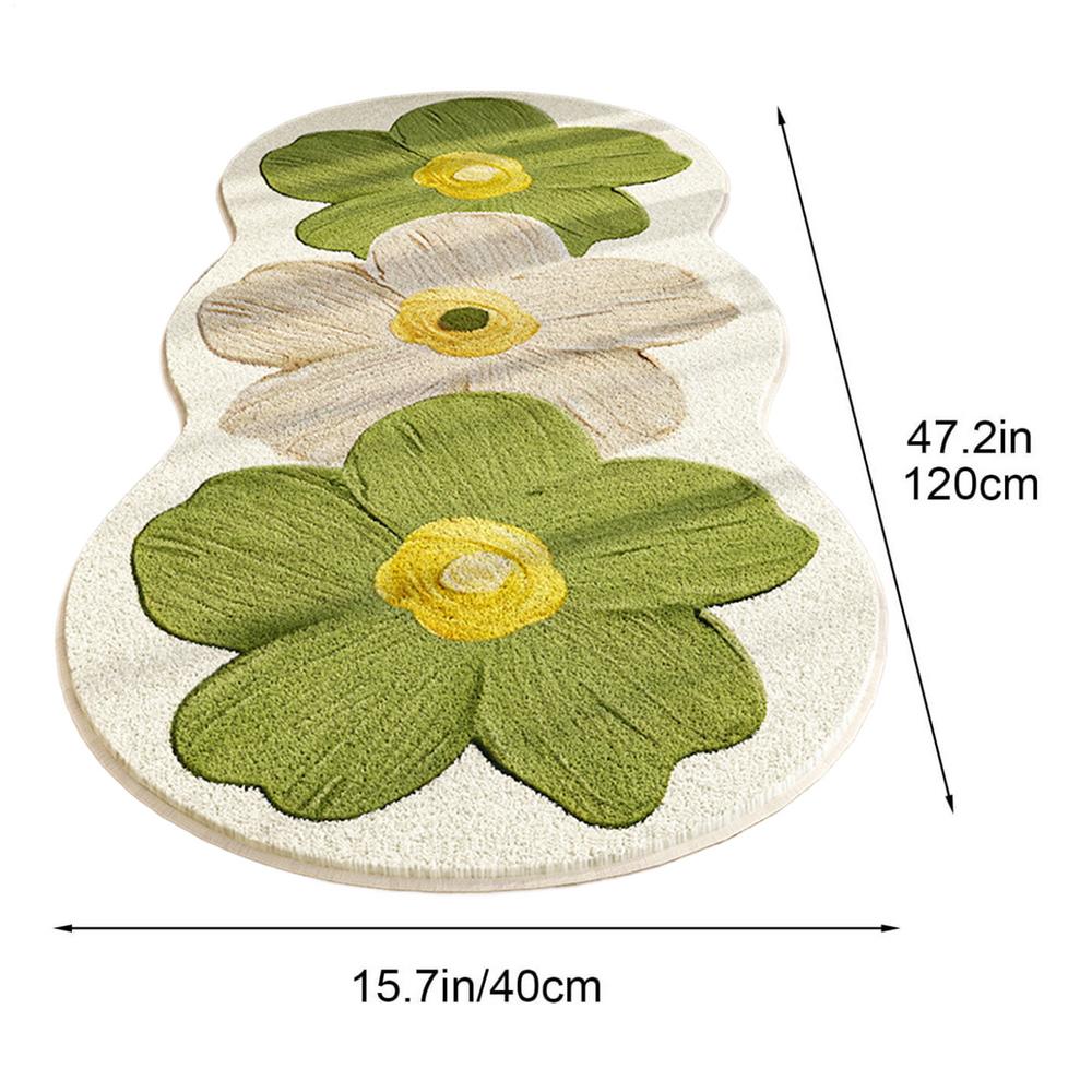 Floral Washable Rug 120x40cm Non-Slip Bedroom Floor Mat Bedroom Rug For Home Kitchen Dining Room Bedside Nursery Entryway Dorm зелёный
Floral Washable Rug 120x40cm Non-Slip Bedroom Floor Mat Bedroom Rug For Home Kitchen Dining Room Bedside Nursery Entryway Dorm зелёный