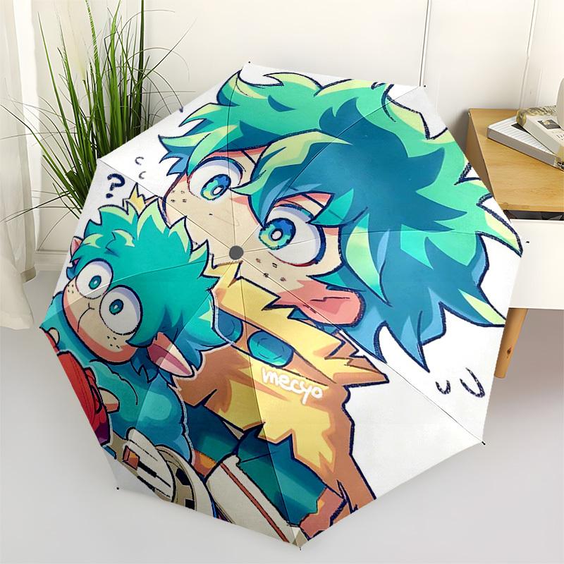 1pc Boku no Hero Academia Izuku Midoriya & Katsuki Bakugo Outdoor Umbrella - Automatic Opening/Closing, Portable 3-Fold Design with 8-Rib Iron Fr
1pc Boku no Hero Academia Izuku Midoriya & Katsuki Bakugo Outdoor Umbrella - Automatic Opening/Closing, Portable 3-Fold Design with 8-Rib Iron Fr