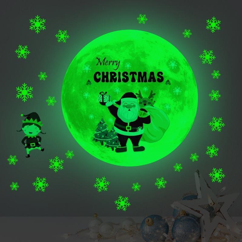 Glow Moon Snowflake Christmas Wall Sticker Paper Glow Room Decoration Wall Decal Self Adhesive
Glow Moon Snowflake Christmas Wall Sticker Paper Glow Room Decoration Wall Decal Self Adhesive