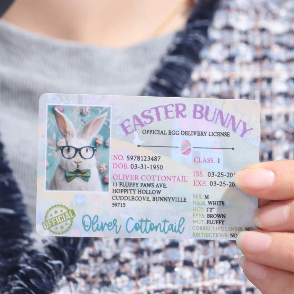 Plastic Easter Rabbit Card Novelty Bunny Lost Driver s License For Kids Easter Decoration Bunny
Plastic Easter Rabbit Card Novelty Bunny Lost Driver s License For Kids Easter Decoration Bunny