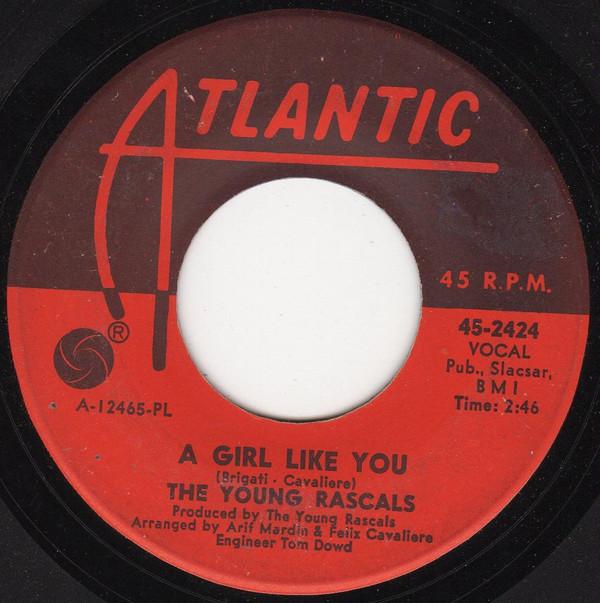 7inch Record YOUNG RASCALS - A Girl Like You / It s Love 452424 Atlantic 1967 US Rock Used
7inch Record YOUNG RASCALS - A Girl Like You / It s Love 452424 Atlantic 1967 US Rock Used