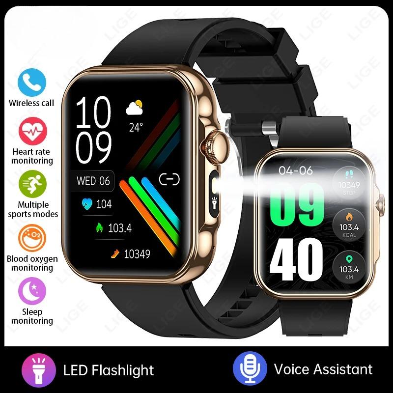 Outdoor Sports Men s Smart Watch 2.02 Inch HD Screen LED Flashlight Bluetooth Talking Smartwatch For Man Women Holiday Gift
Outdoor Sports Men s Smart Watch 2.02 Inch HD Screen LED Flashlight Bluetooth Talking Smartwatch For Man Women Holiday Gift