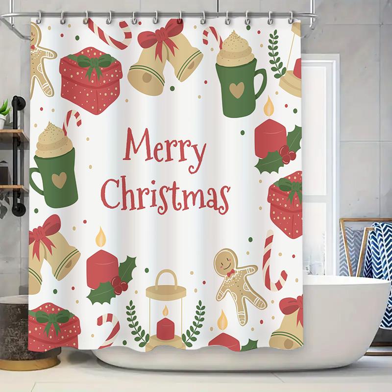 Рождественская шторка для душа Рождественские украшения Украшение для дома Украшение для ванной комнаты Рождественский подарок для нее Веселого Рождества Колокольчик Имбирь W60H190(CM)-1 Pcs
Рождественская шторка для душа Рождественские украшения Украшение для дома Украшение для ванной комнаты Рождественский подарок для нее Веселого Рождества Колокольчик Имбирь W60H190(CM)-1 Pcs