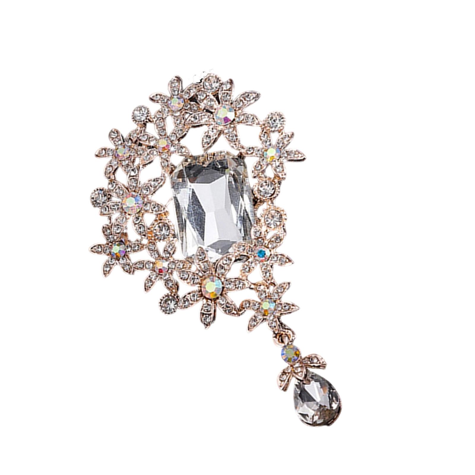 Elegant Floral Brooch for Women Vintage Inspired Alloy Crystals Embellished Accessory for Weddings Parties Daily Wear белый
Elegant Floral Brooch for Women Vintage Inspired Alloy Crystals Embellished Accessory for Weddings Parties Daily Wear белый