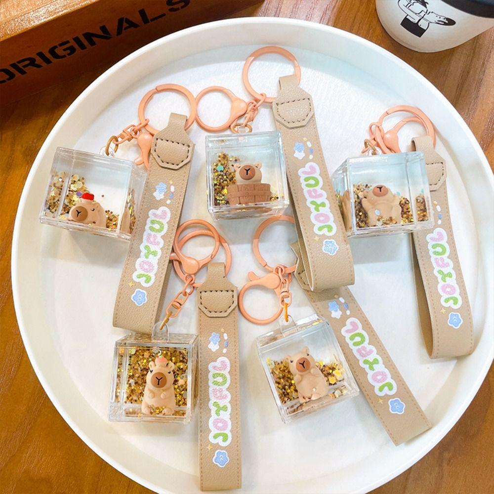 Transparent Capybara Quicksand Bottle Keychain Quicksand Bottle Capybara Key Chain Kids style 1
Transparent Capybara Quicksand Bottle Keychain Quicksand Bottle Capybara Key Chain Kids style 1