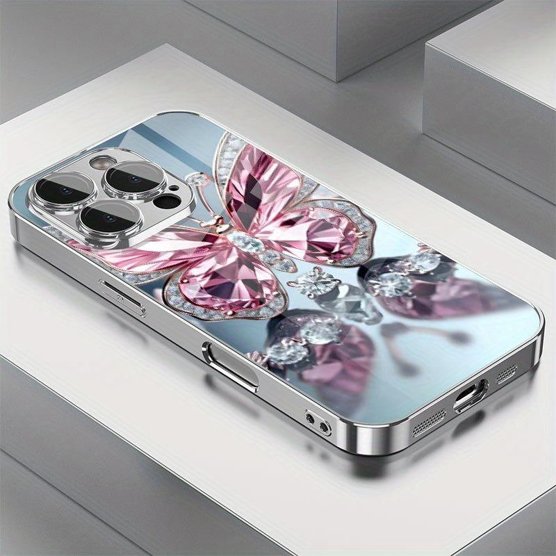 Reflection Powder Butterfly Pattern Glass Electroplated Phone Case For iPhone 17 16 15 14 13 12 11 Pro Max Plus 17 Air 16E Cover iPhone 16 Pro Max
Reflection Powder Butterfly Pattern Glass Electroplated Phone Case For iPhone 17 16 15 14 13 12 11 Pro Max Plus 17 Air 16E Cover iPhone 16 Pro Max