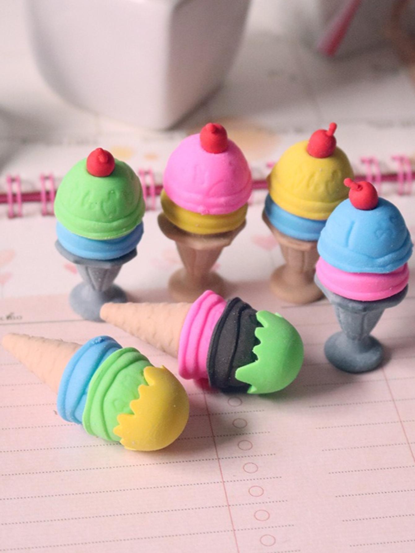 Gift Cartoon Cone Ice Cream Eraser Student Stationery Office School Supplies Environmentally Friendly Friction and Easy To Wipe
Gift Cartoon Cone Ice Cream Eraser Student Stationery Office School Supplies Environmentally Friendly Friction and Easy To Wipe