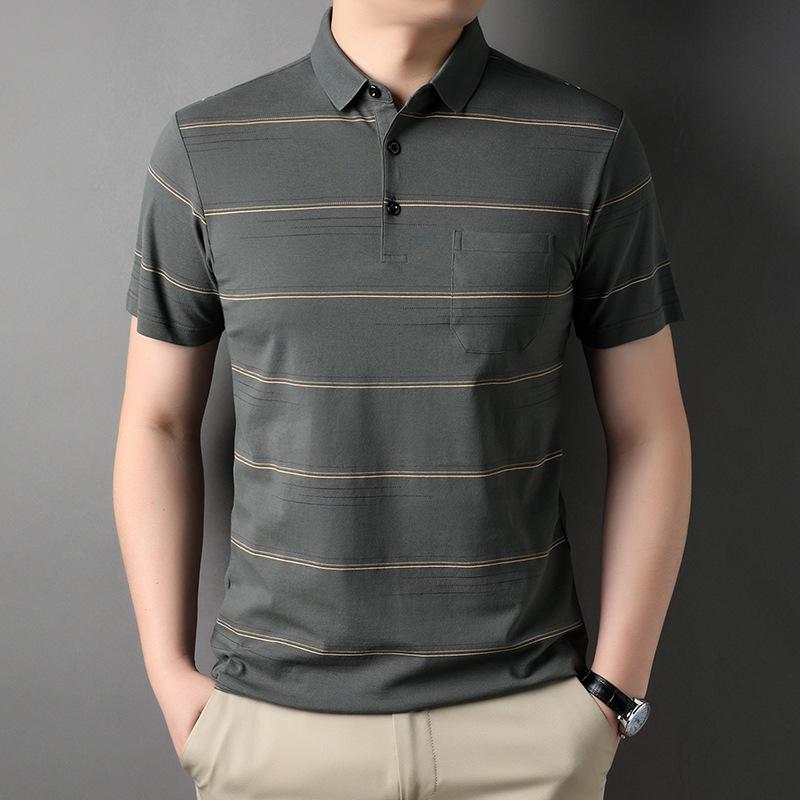 Летняя тонкая мужская полосатая мужская молодежная футболка с короткими рукавами и модной хлопковой футболкой, мужская одежда
Летняя тонкая мужская полосатая мужская молодежная футболка с короткими рукавами и модной хлопковой футболкой, мужская одежда