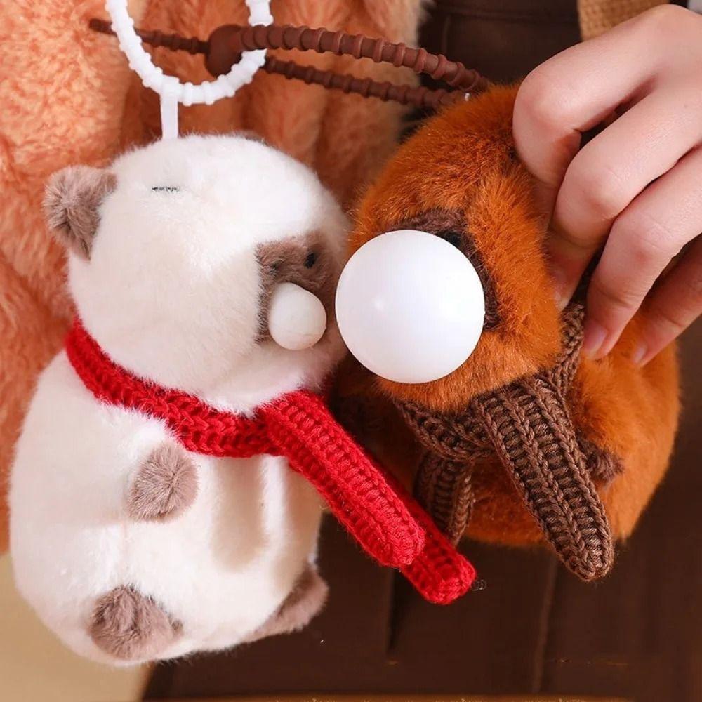Подвеска в виде плюшевой капибары Spit Bubbles, кукла-капибара Kawaii Squeeze Doll
Подвеска в виде плюшевой капибары Spit Bubbles, кукла-капибара Kawaii Squeeze Doll