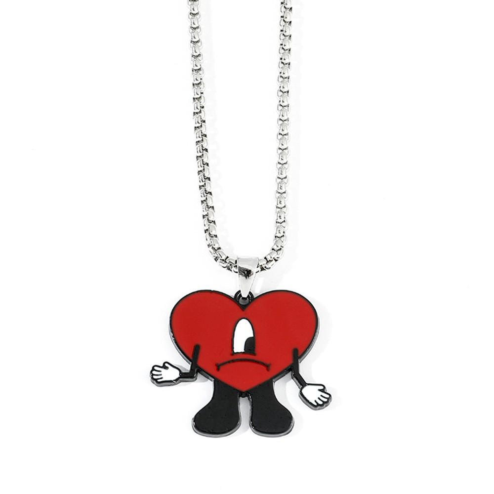 Red Bad Bunny Pendant Necklace Fashion Metal Rabbit Neckchain For Women Man Hip Hop Singer Fans Jewelry Gift
Red Bad Bunny Pendant Necklace Fashion Metal Rabbit Neckchain For Women Man Hip Hop Singer Fans Jewelry Gift