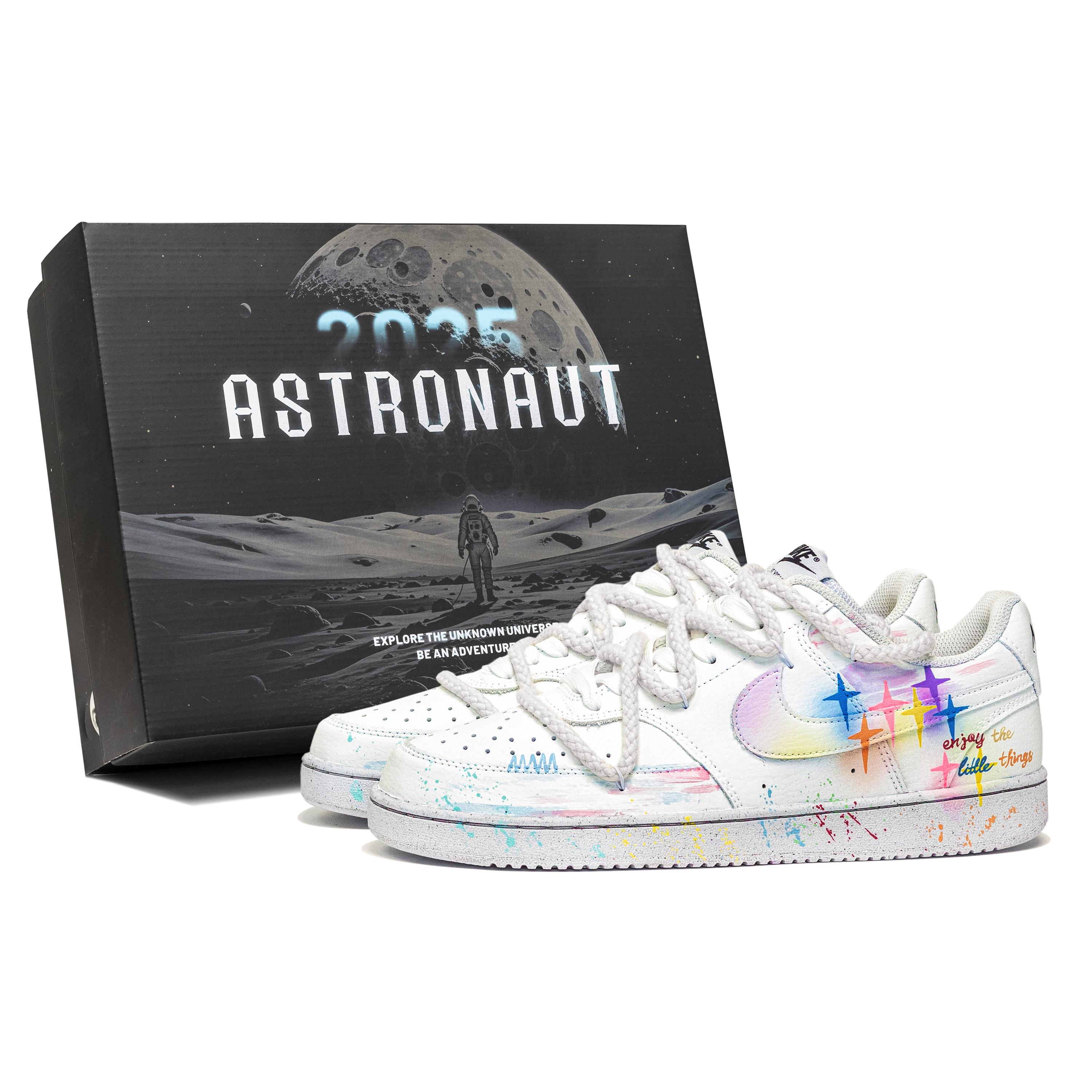 Nike Court Vision 1 Great Journey West, Dopamine Dressing Stars Leather Cushioning, Wear Resistant Low top DH2987-101(Team256-SBOX) 44.5
Nike Court Vision 1 Great Journey West, Dopamine Dressing Stars Leather Cushioning, Wear Resistant Low top DH2987-101(Team256-SBOX) 44.5