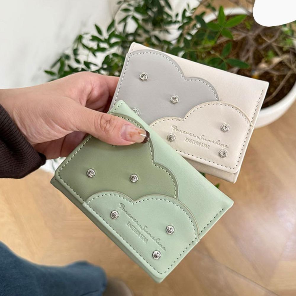 PU Leather PU Trifold Wallet Rivet Ultra-thin Coin Purse Cute Studded Wallet Travel рожевий
PU Leather PU Trifold Wallet Rivet Ultra-thin Coin Purse Cute Studded Wallet Travel рожевий