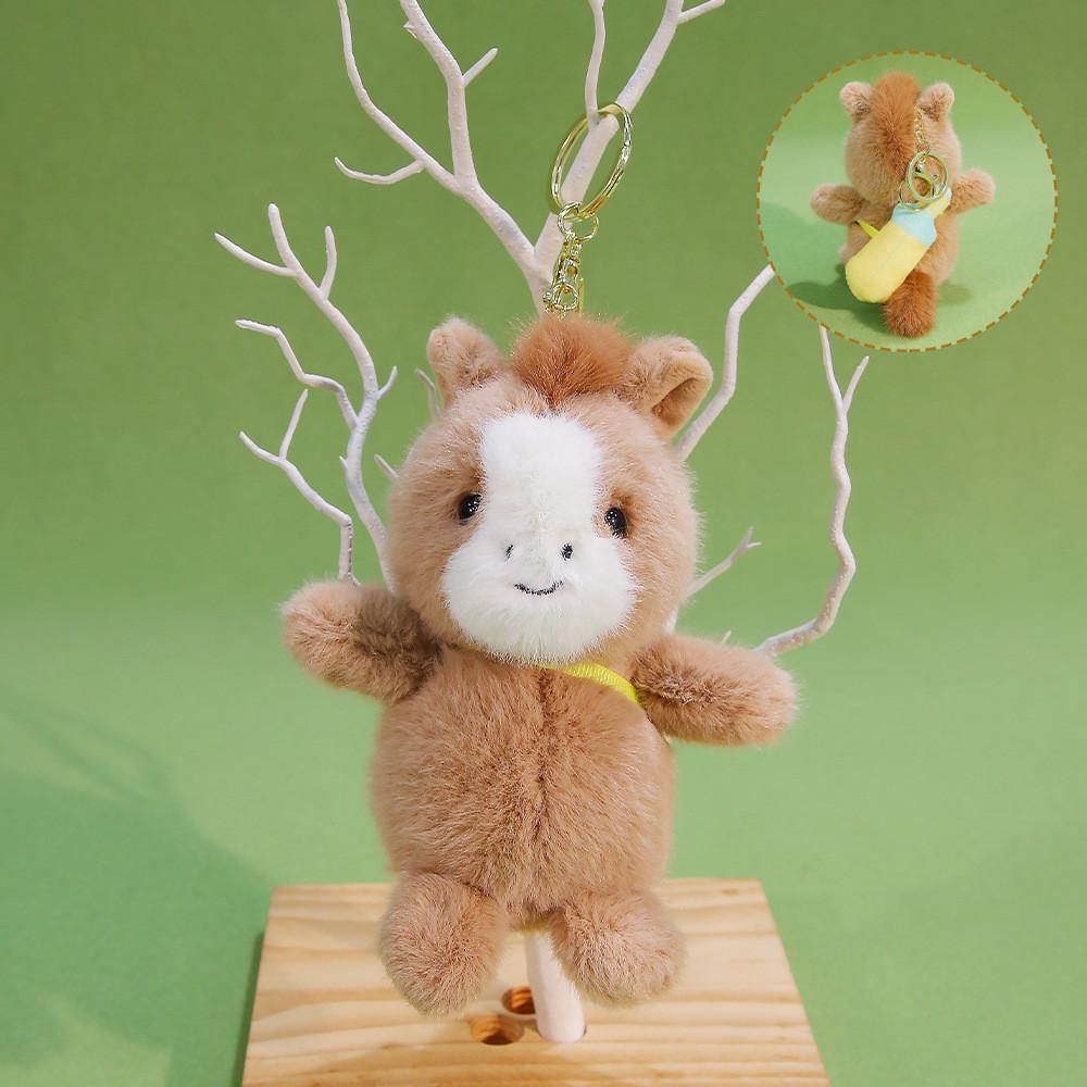 Horse Year Keychain Plush Animal With Polyester Filling For Gift And Party Decorations жовтий
Horse Year Keychain Plush Animal With Polyester Filling For Gift And Party Decorations жовтий