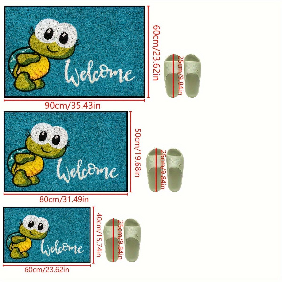 VIKAMA Cute Little Turtle Carpet Cartoon Doormat Welcome Mat Kitchen Rug Living Room Carpet Rug For Bedroom Home Decoration 40X60CM (1.3X2FT
VIKAMA Cute Little Turtle Carpet Cartoon Doormat Welcome Mat Kitchen Rug Living Room Carpet Rug For Bedroom Home Decoration 40X60CM (1.3X2FT