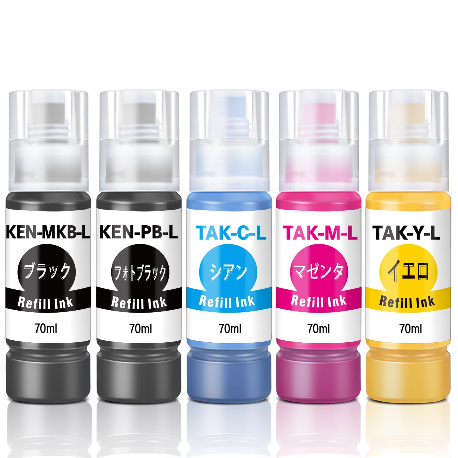 Сумісний з Epson Kendama Taketombo Сумісний з Epson чорнилом 5 кольорів, сумісна пляшка з чорнилом KEN TAK M754TW Велика ємність Індивідуальна упаковка чорний
Сумісний з Epson Kendama Taketombo Сумісний з Epson чорнилом 5 кольорів, сумісна пляшка з чорнилом KEN TAK M754TW Велика ємність Індивідуальна упаковка чорний