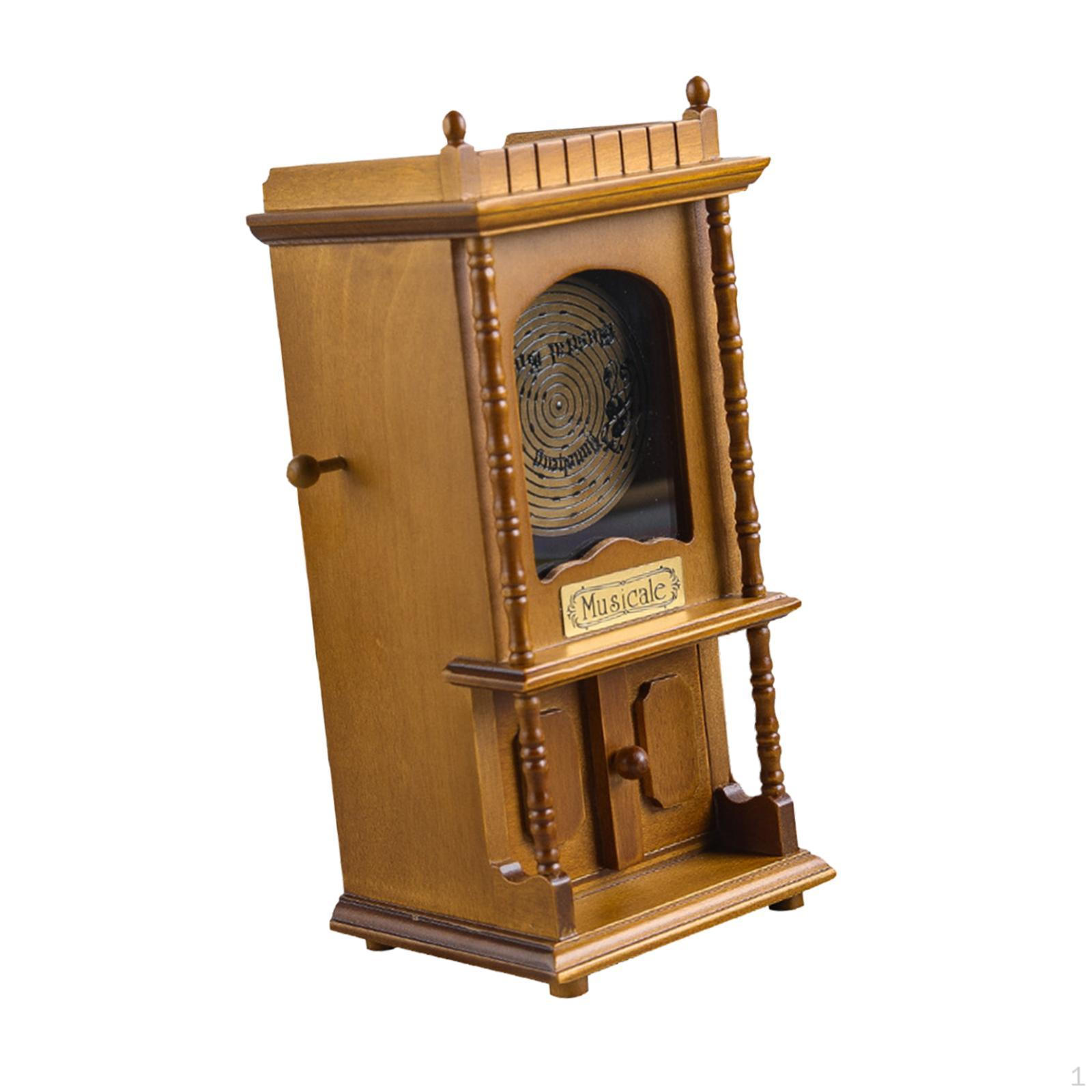 Engraved Mechanism Musical Box Hand Crank Home Decor Desk Unique Office Wind up Music for
Engraved Mechanism Musical Box Hand Crank Home Decor Desk Unique Office Wind up Music for