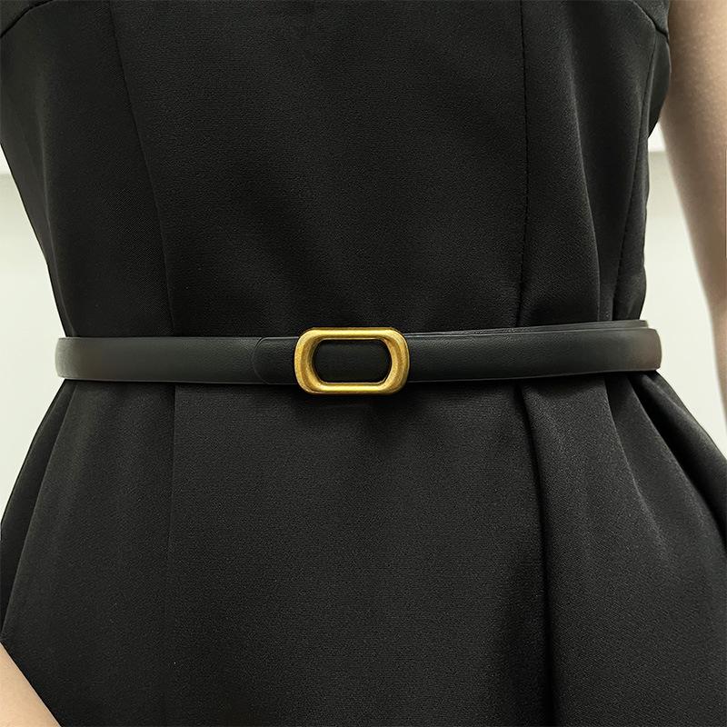 Модный женский тонкий пояс 2024 - Стильный, универсальный черный декоративный пояс для летних трендов чёрный
Модный женский тонкий пояс 2024 - Стильный, универсальный черный декоративный пояс для летних трендов чёрный