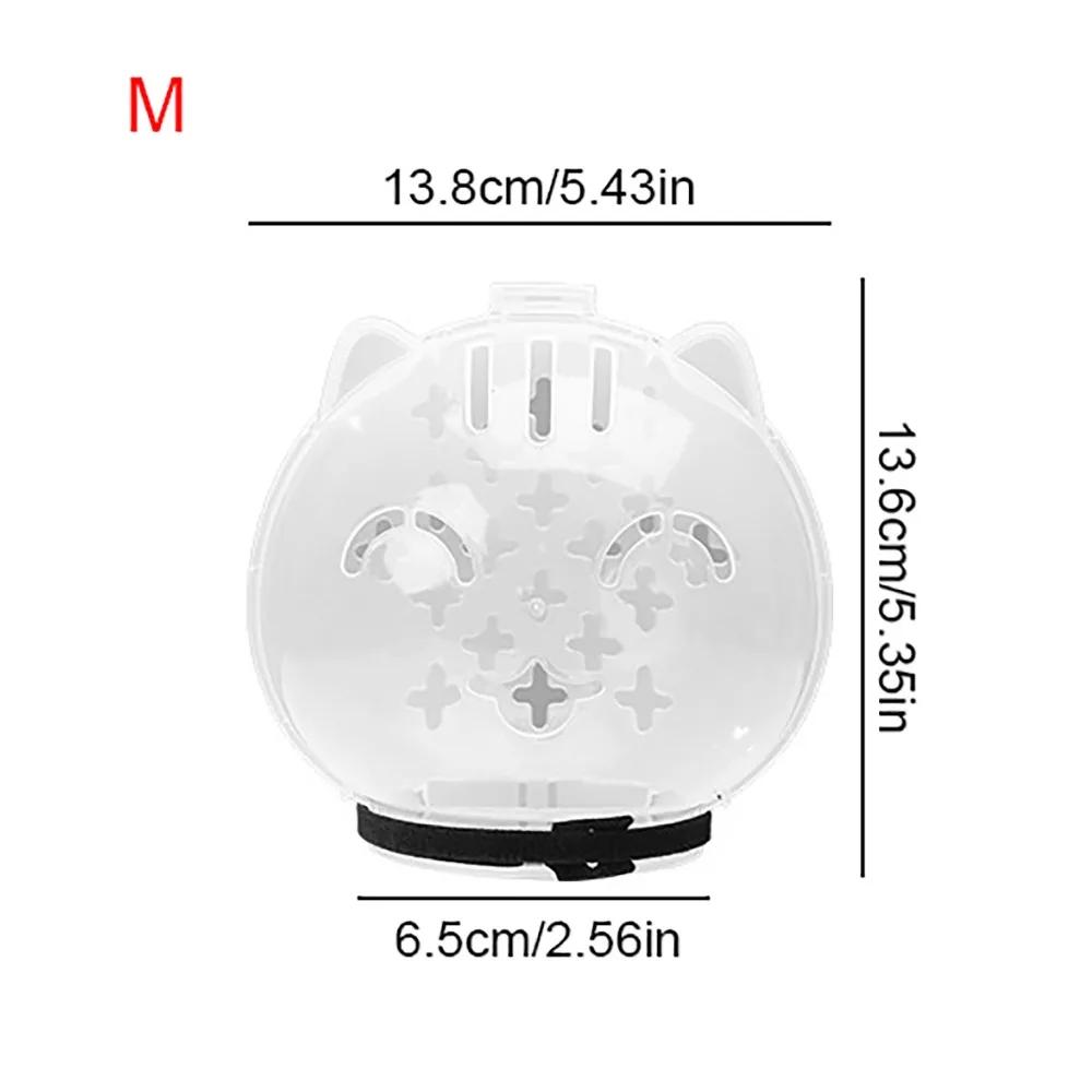 Transparent Breathable Cat Muzzle Anti-Bite Anti-Licking Cat Space Hood Anti-Scratch Pet Grooming Head Cover for Bathing
Transparent Breathable Cat Muzzle Anti-Bite Anti-Licking Cat Space Hood Anti-Scratch Pet Grooming Head Cover for Bathing