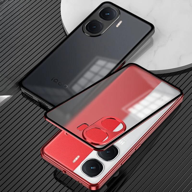 Alloy Metal Lens Protection Case For VIVO IQOO NEO 10 Pro Plus Cases Transparent Tempered Glass Hard Shockproof Cover Bumper IQOO NEO 10 Pro Plus синій
Alloy Metal Lens Protection Case For VIVO IQOO NEO 10 Pro Plus Cases Transparent Tempered Glass Hard Shockproof Cover Bumper IQOO NEO 10 Pro Plus синій