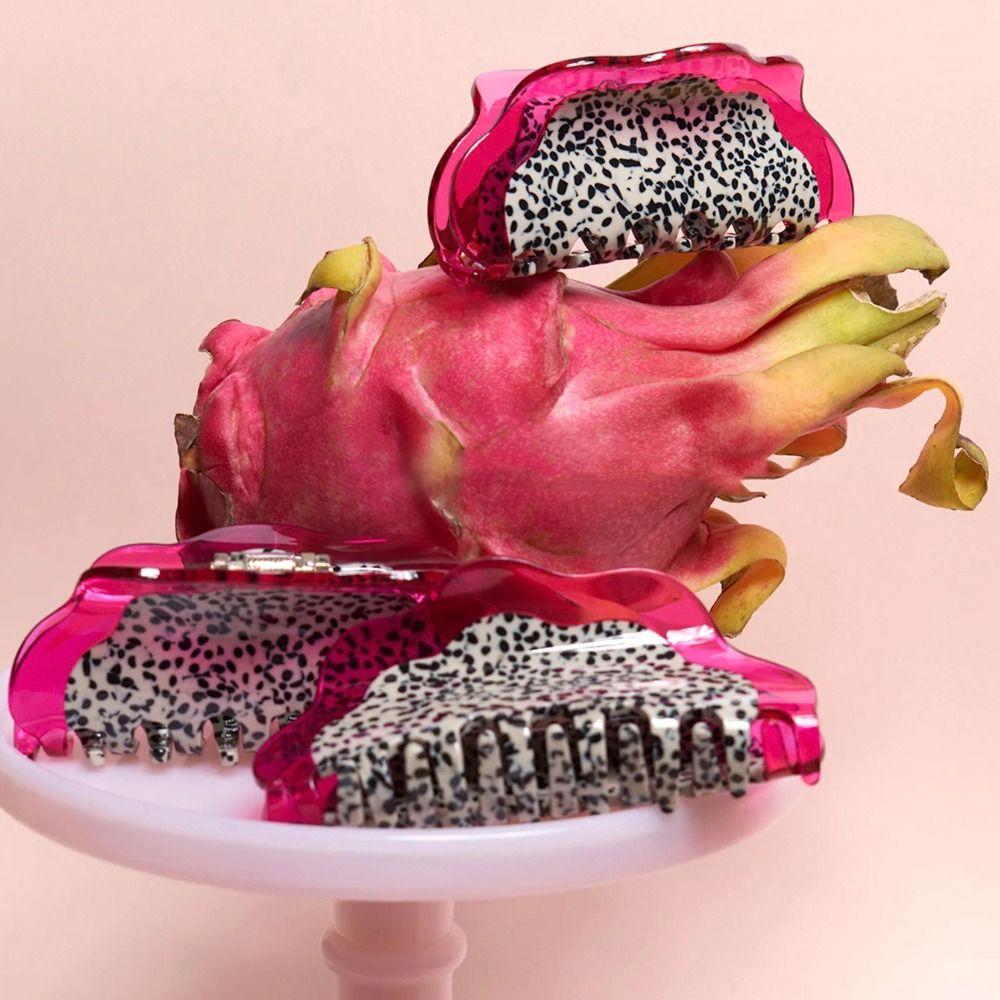 Wave Dragon Fruit Leopard Fruits Shark Clip Hami Melon Hair Clip Half-Moon Acetate Hair Claw
Wave Dragon Fruit Leopard Fruits Shark Clip Hami Melon Hair Clip Half-Moon Acetate Hair Claw