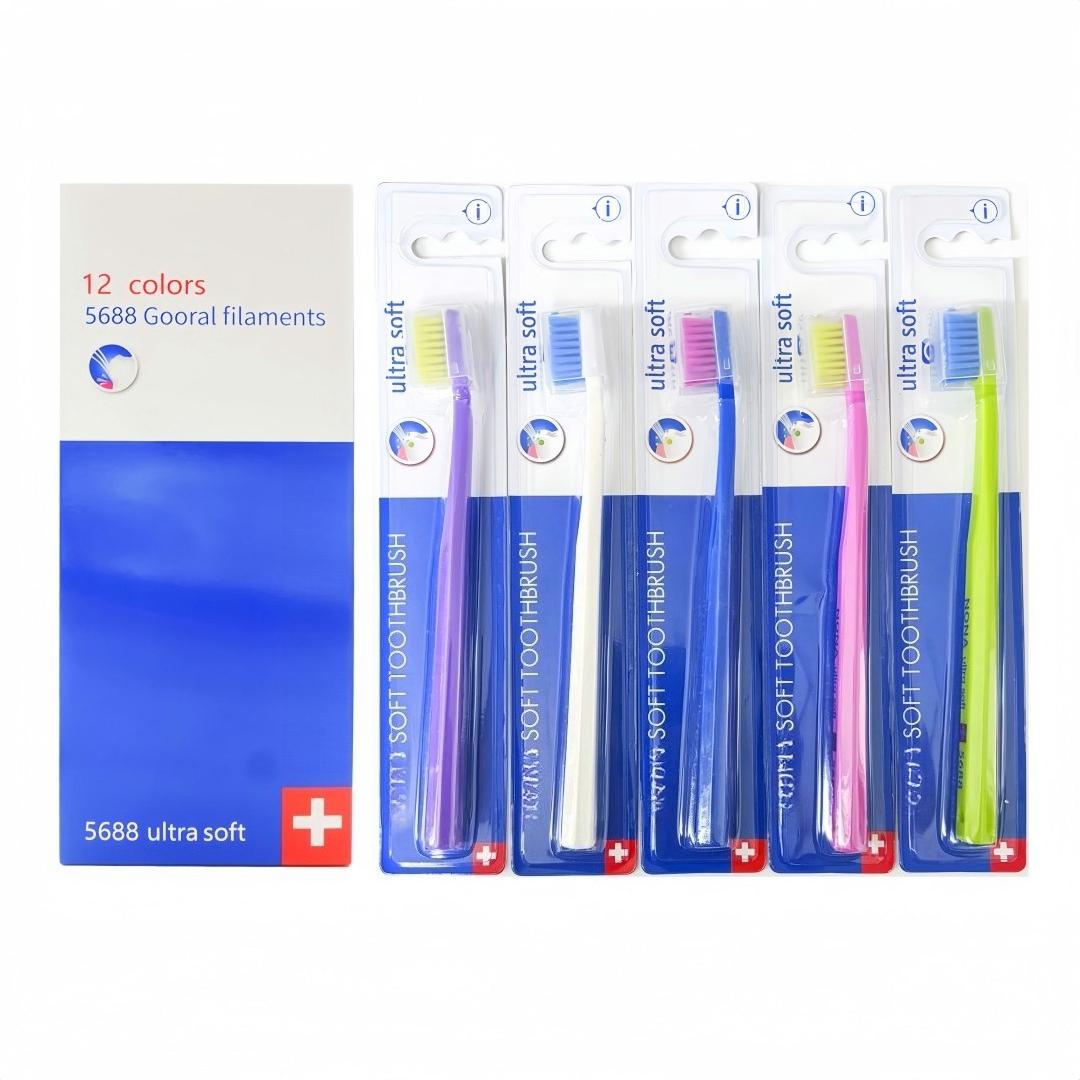 12pcs/Box Soft-Bristled Toothbrush Set for Adults with Tongue Cleaner Anti-Slip Handle Mixed Colors Dental Care Home Use
12pcs/Box Soft-Bristled Toothbrush Set for Adults with Tongue Cleaner Anti-Slip Handle Mixed Colors Dental Care Home Use
