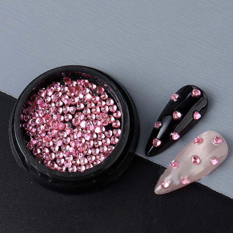 Four Color 1Box Mini Heart-shaped Rhinestone Nail Jewelry Flatback Nail Charms Nail Art Accessory Gold Silver Manicure Bead розовый
Four Color 1Box Mini Heart-shaped Rhinestone Nail Jewelry Flatback Nail Charms Nail Art Accessory Gold Silver Manicure Bead розовый
