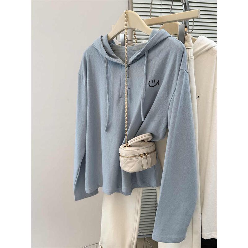Stylish French-Inspired Hooded Sweatshirt for Women - Autumn/Winter Casual Slimming Versatile Top M синий
Stylish French-Inspired Hooded Sweatshirt for Women - Autumn/Winter Casual Slimming Versatile Top M синий