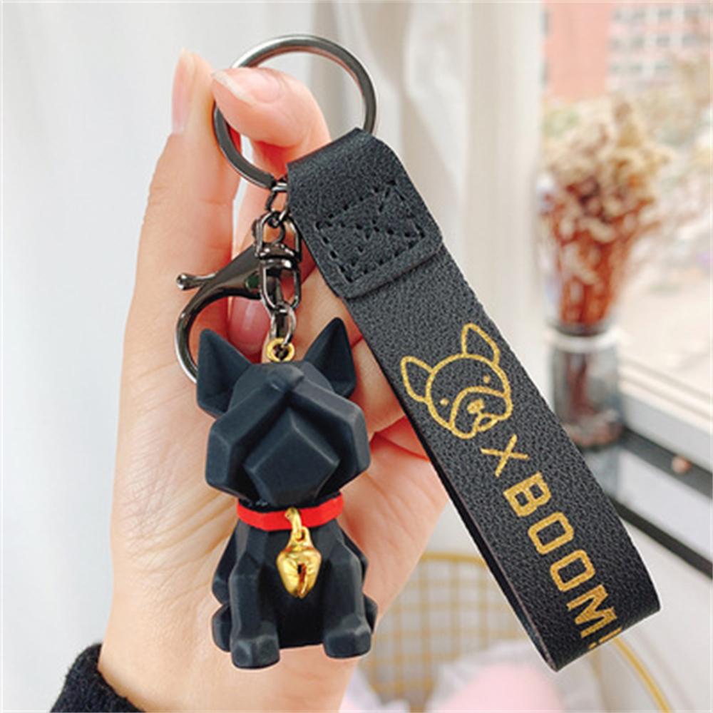 1PC Cross-section Bell Bulldog Keychain Creative Cartoon Personality Car Key Chain Circle Couple чорний
1PC Cross-section Bell Bulldog Keychain Creative Cartoon Personality Car Key Chain Circle Couple чорний