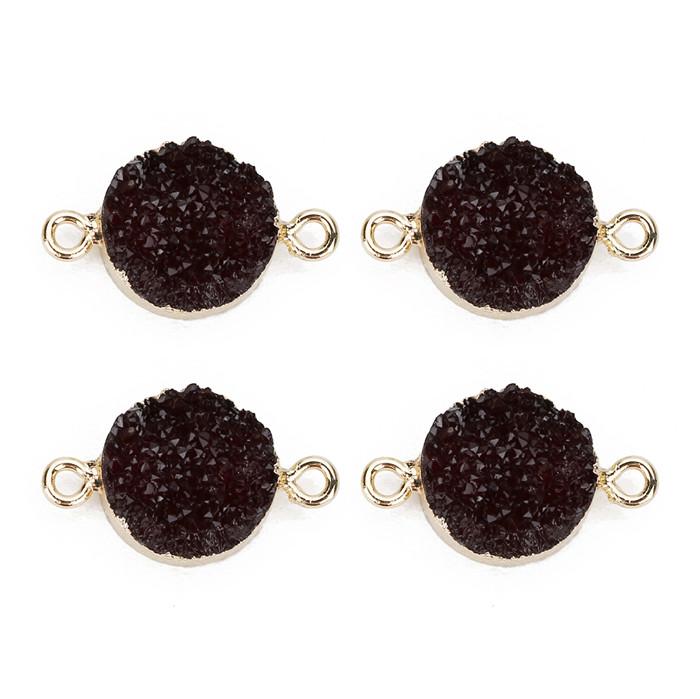 LOULEUR 5pcs/lot Colorful 13.5mm Faux Druzy Resin Charms Pendant Round Connectors For Women DIY Earrings Jewelry Making Findings темно-красного
LOULEUR 5pcs/lot Colorful 13.5mm Faux Druzy Resin Charms Pendant Round Connectors For Women DIY Earrings Jewelry Making Findings темно-красного