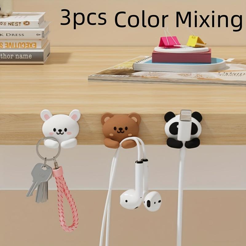 A Set Of 3 Cute Animal Desktop Multifunctional Wire Organizers And Cable Clips. Practical Hooks For Fixing Mouse Cables, Headpho
A Set Of 3 Cute Animal Desktop Multifunctional Wire Organizers And Cable Clips. Practical Hooks For Fixing Mouse Cables, Headpho