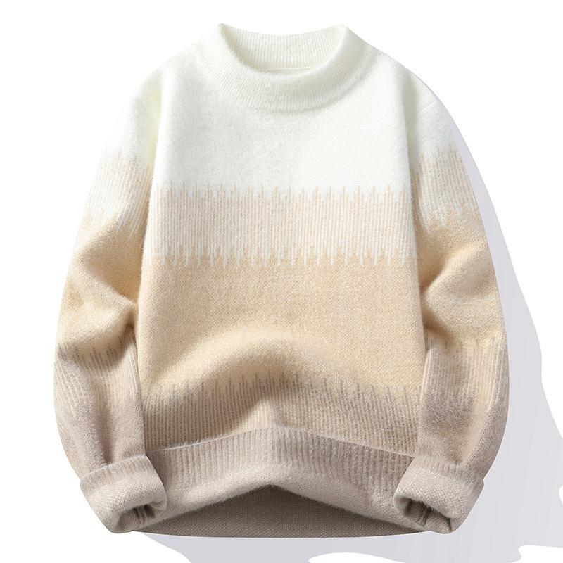 Men s and Teenagers Korean Style Gradient Striped Faux Mink Velvet Sweater - Warm, Versatile Knitwear for Autumn and Winter 2XL хакі
Men s and Teenagers Korean Style Gradient Striped Faux Mink Velvet Sweater - Warm, Versatile Knitwear for Autumn and Winter 2XL хакі