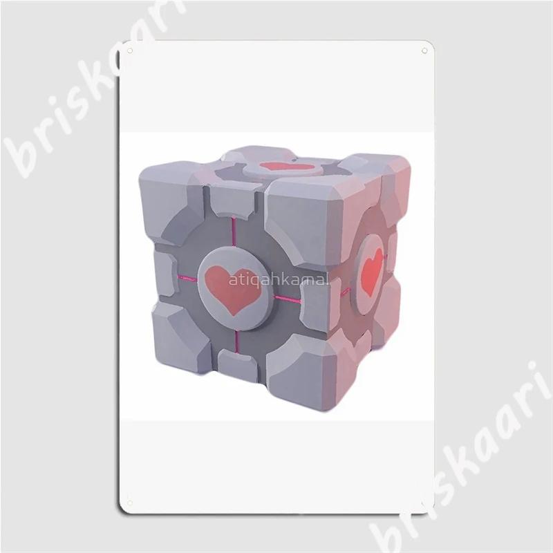 Portal Companion Cube Metal Signs Club Poster Home Decoration Tin sign Posters 20x30cm(7.8x11.8inch)
Portal Companion Cube Metal Signs Club Poster Home Decoration Tin sign Posters 20x30cm(7.8x11.8inch)