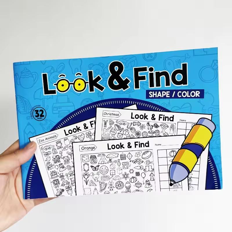 Look And Find Coloring Book For Toddlers - 32 Pages Shape/Color Workbook Kids Early Education Activity Book 1
Look And Find Coloring Book For Toddlers - 32 Pages Shape/Color Workbook Kids Early Education Activity Book 1