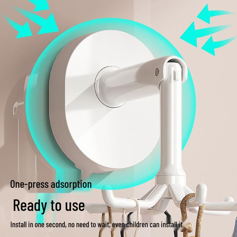Rotatable No-Drill Suction Cup Hook: Multi-functional Six-Claw Storage Holder for Living Room and Bedroom Single-Pack
Rotatable No-Drill Suction Cup Hook: Multi-functional Six-Claw Storage Holder for Living Room and Bedroom Single-Pack