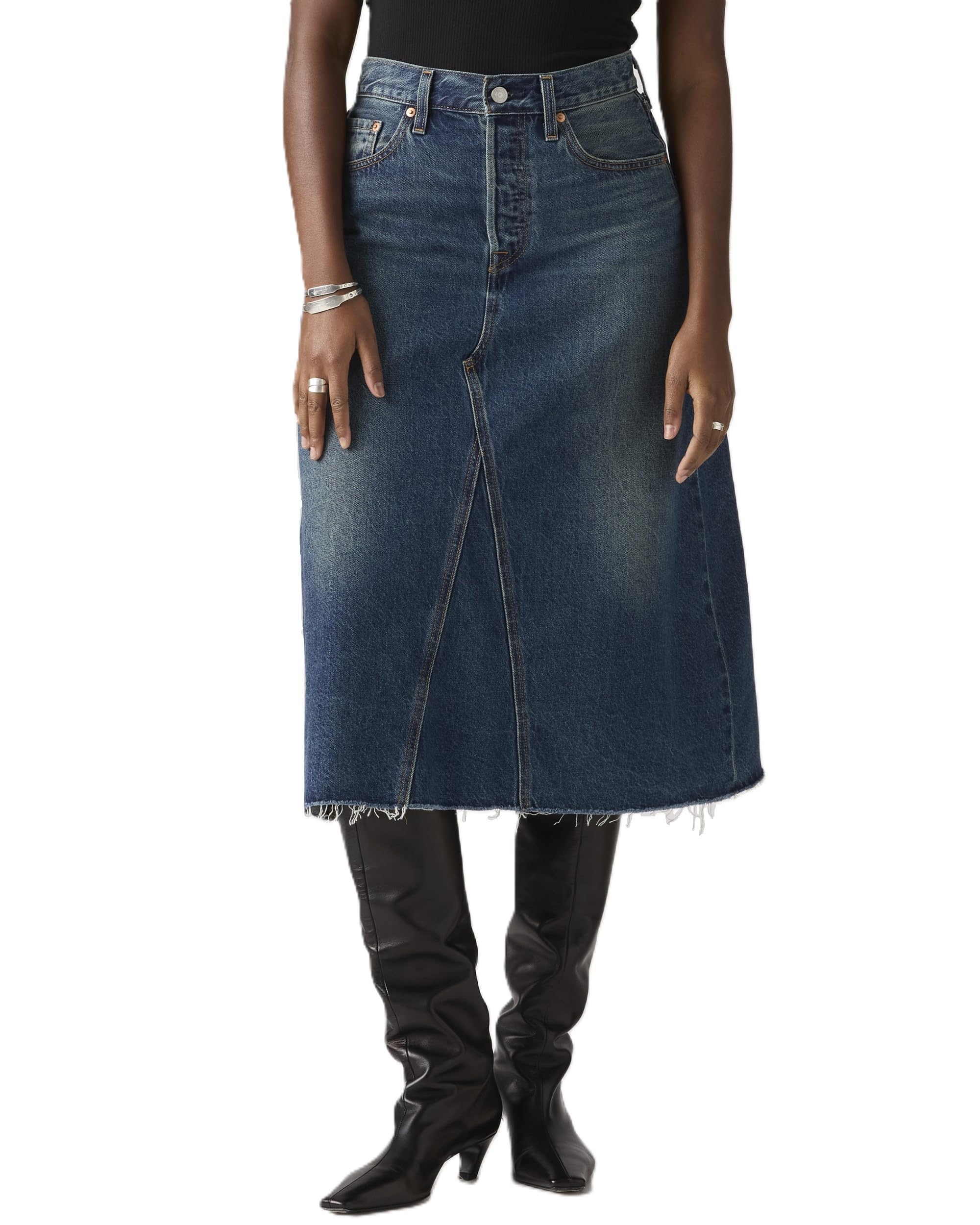 Levi s High Rise A-Line Midi Skirt Women s A9316-0009 US W25
Levi s High Rise A-Line Midi Skirt Women s A9316-0009 US W25