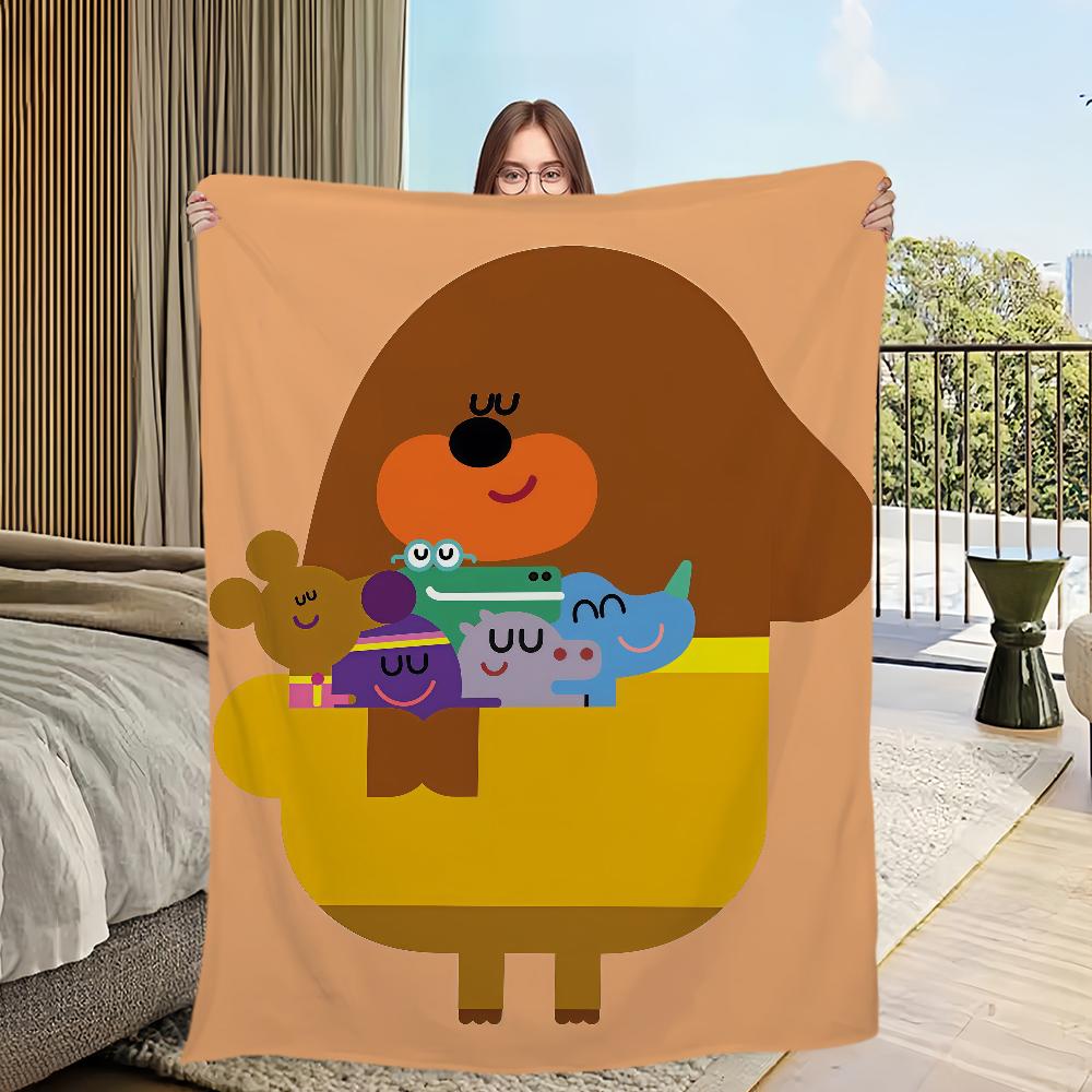 Animation H-Hey D-Duggee-ES Cartoon Blanket Flannel warm comfort soft plush blanket For Picnic Beds Sofas Homes And Bedrooms 30x40in
Animation H-Hey D-Duggee-ES Cartoon Blanket Flannel warm comfort soft plush blanket For Picnic Beds Sofas Homes And Bedrooms 30x40in
