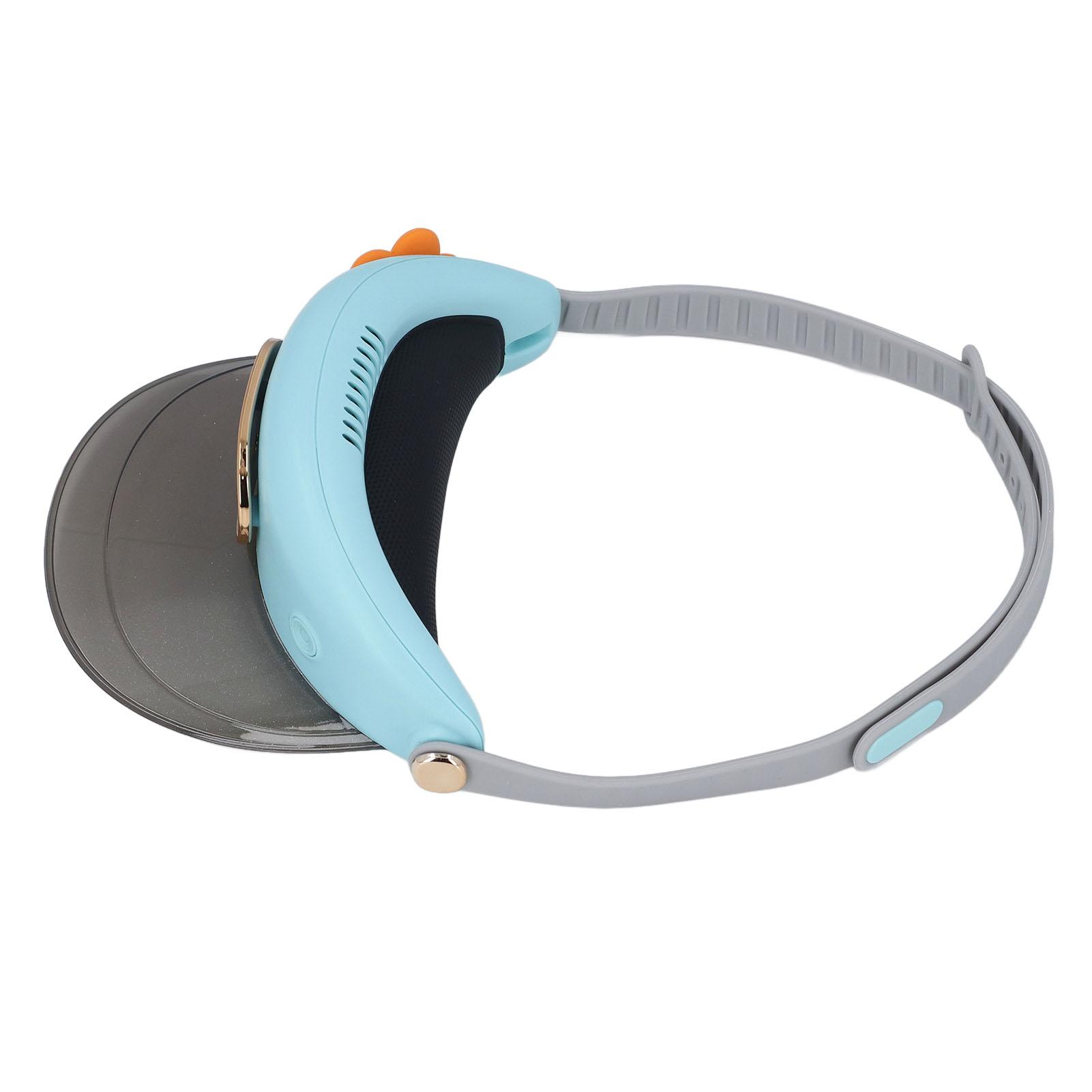 Fan Hat for Kids 3 Speeds ABS PC Silicone USB Rechargeable Cute Cartoon Portable Sun Hat with Bladeless Fan for Beach Outdoor Sports Blue
Fan Hat for Kids 3 Speeds ABS PC Silicone USB Rechargeable Cute Cartoon Portable Sun Hat with Bladeless Fan for Beach Outdoor Sports Blue