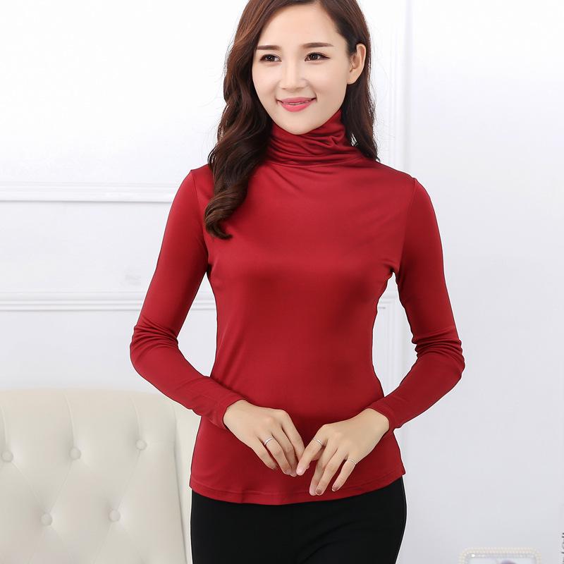 Осенне-зимний женский топ-базовый слой с длинным рукавом и высоким воротом из тутового шелка XXL темно-красного
Осенне-зимний женский топ-базовый слой с длинным рукавом и высоким воротом из тутового шелка XXL темно-красного