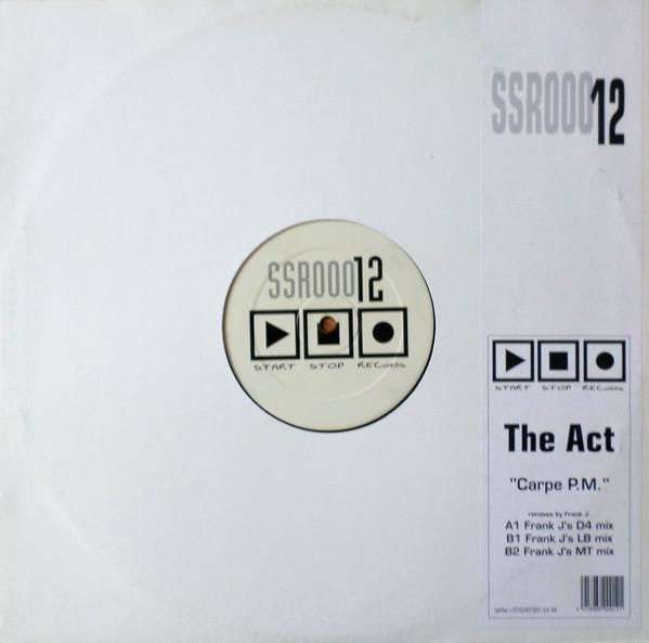 12inch Record ACT - Carpe P.M. SSR00012 Start Stop Reco 2001 Belgium Dance & Electronica Used
12inch Record ACT - Carpe P.M. SSR00012 Start Stop Reco 2001 Belgium Dance & Electronica Used