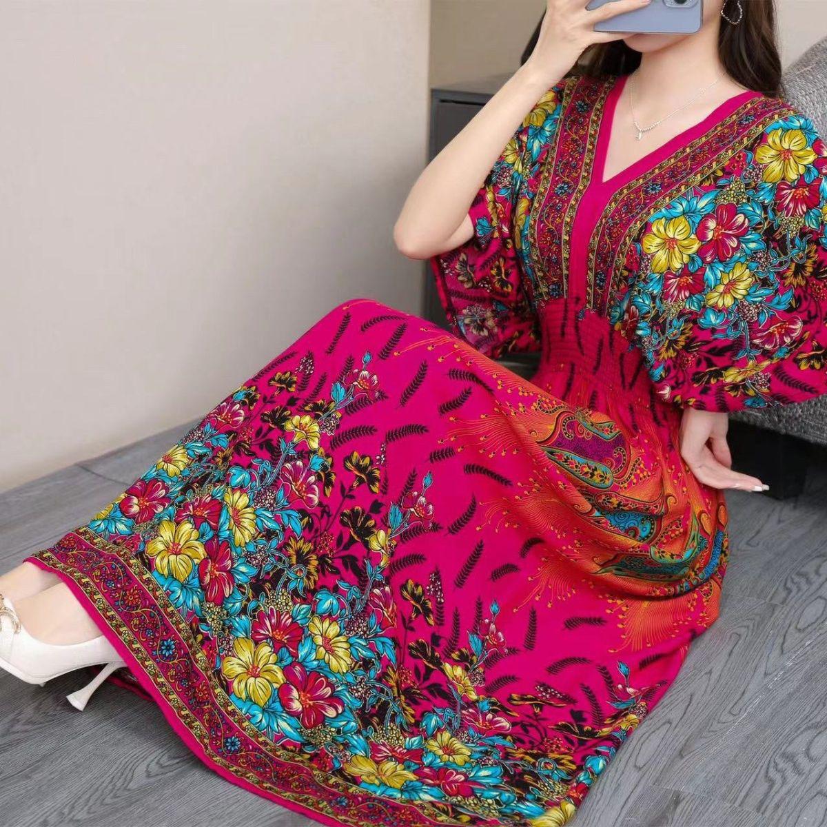 Богемный цветочный модный летний платье для женщин макси длинный пляжный отдых путешествия индийская одежда Vestidos винтажный повседневный L розы красного
Богемный цветочный модный летний платье для женщин макси длинный пляжный отдых путешествия индийская одежда Vestidos винтажный повседневный L розы красного