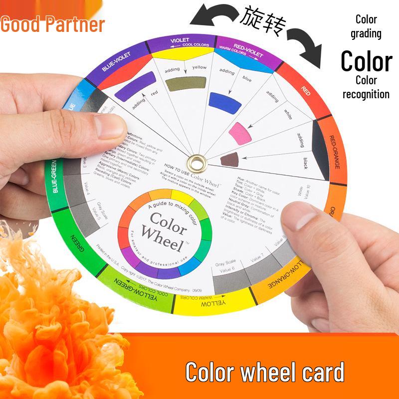 Rotatable Multifunctional Tattoo and Embroidery Color Mixing Wheel 14cm Color Wheel Card
Rotatable Multifunctional Tattoo and Embroidery Color Mixing Wheel 14cm Color Wheel Card