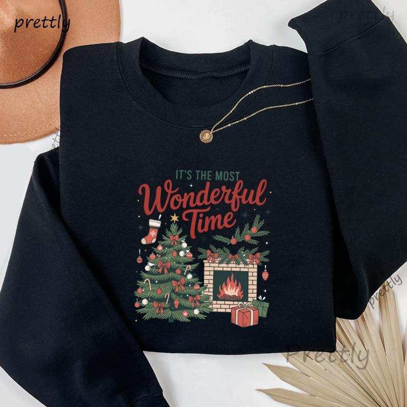 Christmas Time Sweatshirt Women Its The Most Wonderful Time Sweatshirts Vintage Santa Long Sleeve Pullover Clothes Streetwear 4XL
Christmas Time Sweatshirt Women Its The Most Wonderful Time Sweatshirts Vintage Santa Long Sleeve Pullover Clothes Streetwear 4XL