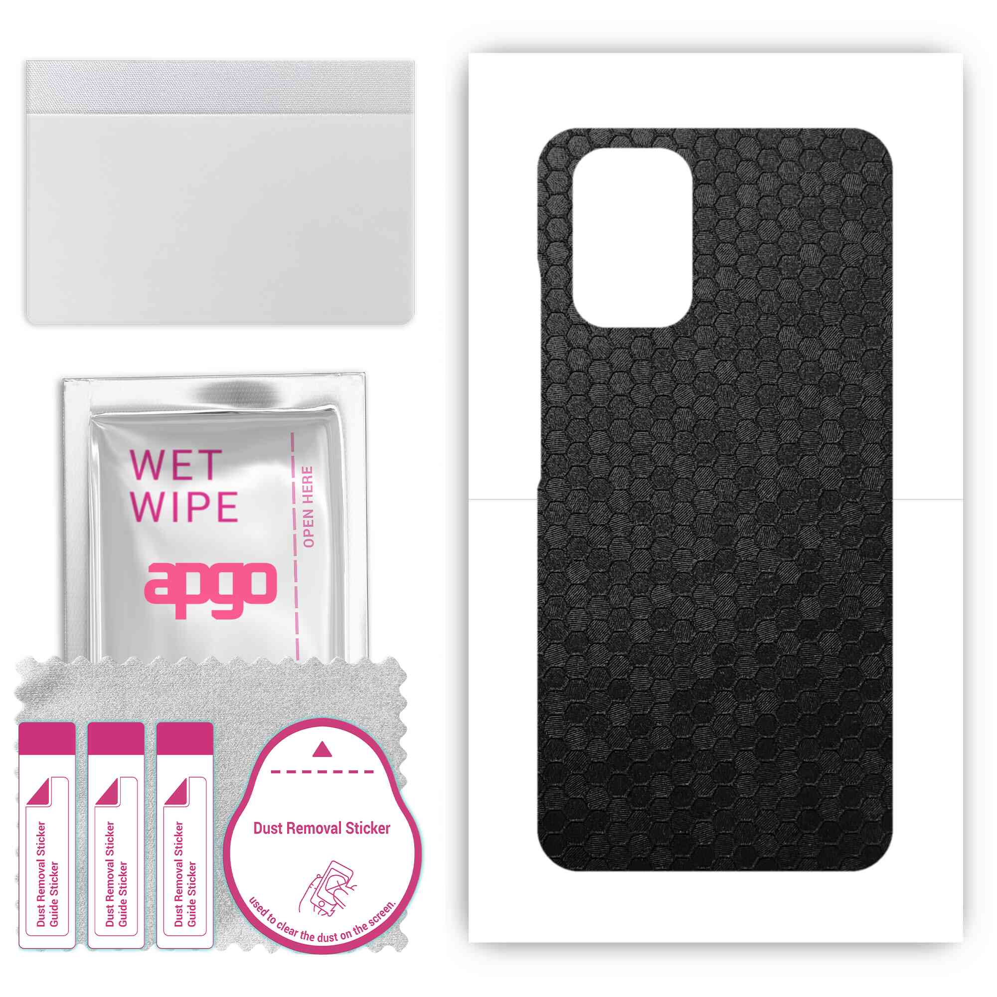 apgo Protective Skin Sticker for the back compatible with Xiaomi Poco M5s, Wrap Film, Foil, Vinyl - Pattern Black Honeycomb
apgo Protective Skin Sticker for the back compatible with Xiaomi Poco M5s, Wrap Film, Foil, Vinyl - Pattern Black Honeycomb