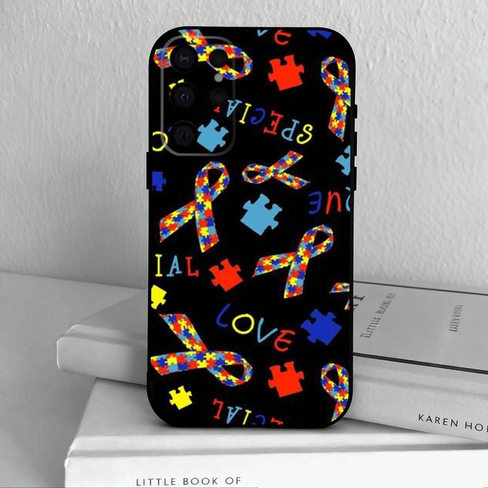 Puzzle Art Support Autism Phone Case For Samsung S25,S24,S21,S22,S23,S30,Ultra,S20,Plus,Others Soft Black Cover Samsung S24Plus
Puzzle Art Support Autism Phone Case For Samsung S25,S24,S21,S22,S23,S30,Ultra,S20,Plus,Others Soft Black Cover Samsung S24Plus