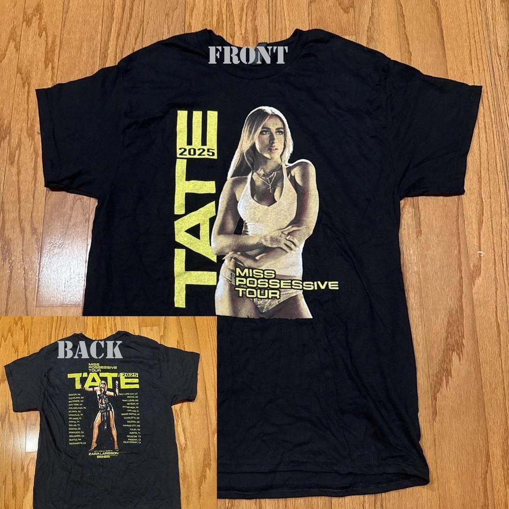 New Tate McRae Miss Possessive Tour 2025 T Shirt Black Concert Merch Reprint Unisex T-Shirt XXXL
New Tate McRae Miss Possessive Tour 2025 T Shirt Black Concert Merch Reprint Unisex T-Shirt XXXL