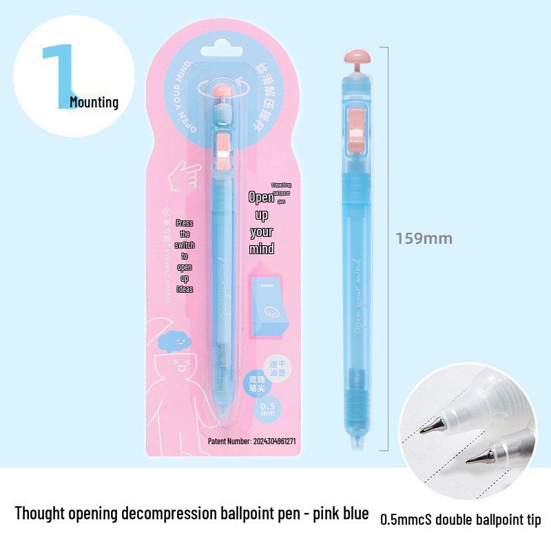 Decompression Black Ballpoint Pen: High-Value Signature Pen for Classroom Play 0.5mm-Single
Decompression Black Ballpoint Pen: High-Value Signature Pen for Classroom Play 0.5mm-Single