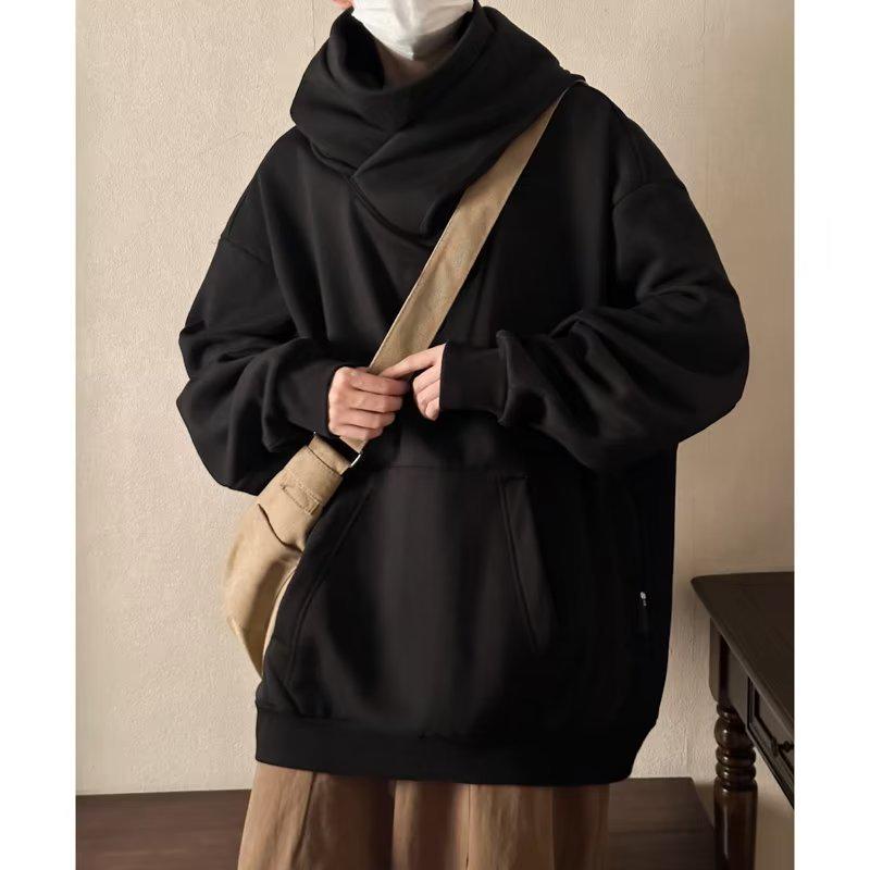 Унисекс-толстовка с высоким воротником и капюшоном из бархата — функциональная куртка свободного кроя для пар XL
Унисекс-толстовка с высоким воротником и капюшоном из бархата — функциональная куртка свободного кроя для пар XL