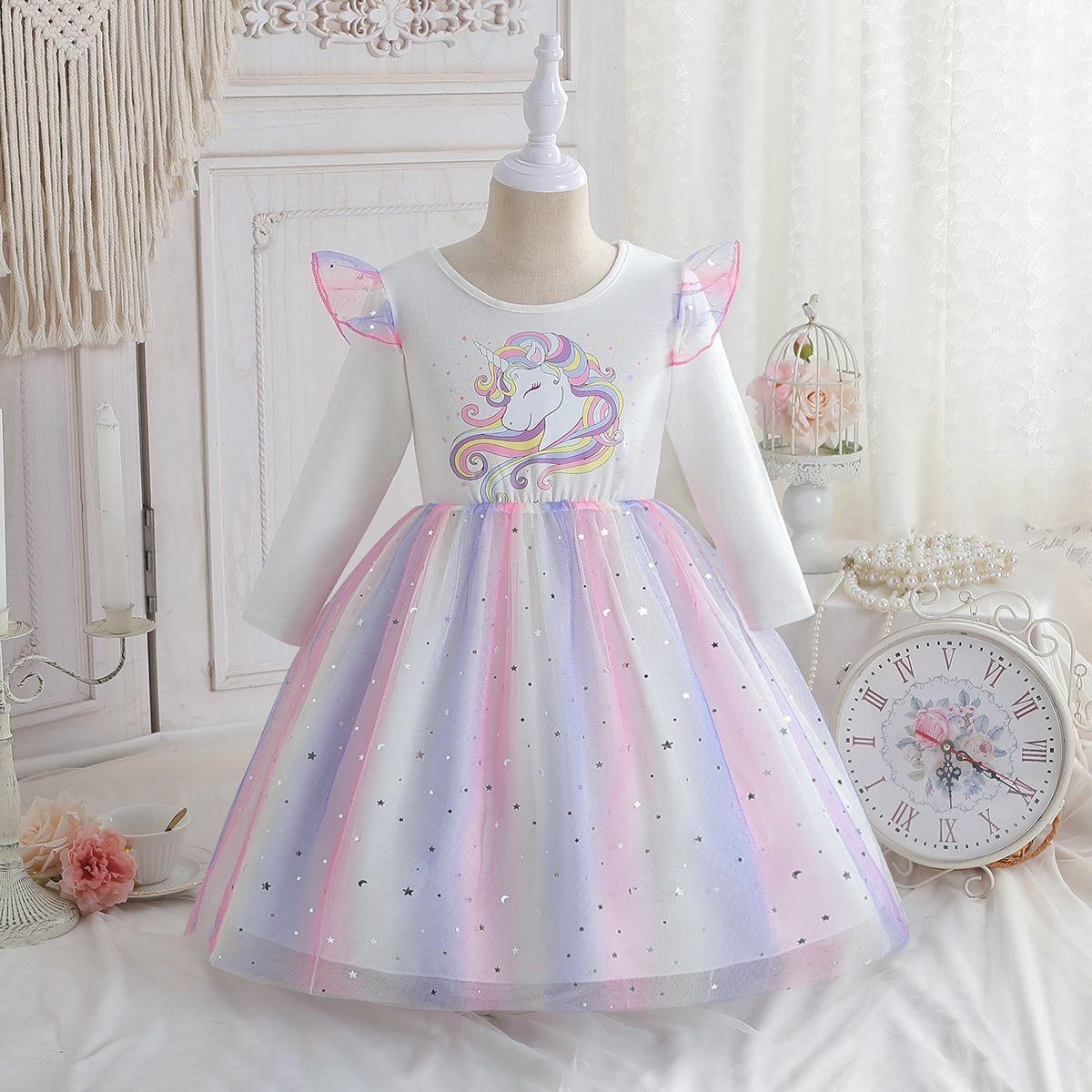 Girls Fashionable Unicorn Dress for Spring and Fall | Children s Long-Sleeve Tulle Princess Dress 90cm белый
Girls Fashionable Unicorn Dress for Spring and Fall | Children s Long-Sleeve Tulle Princess Dress 90cm белый